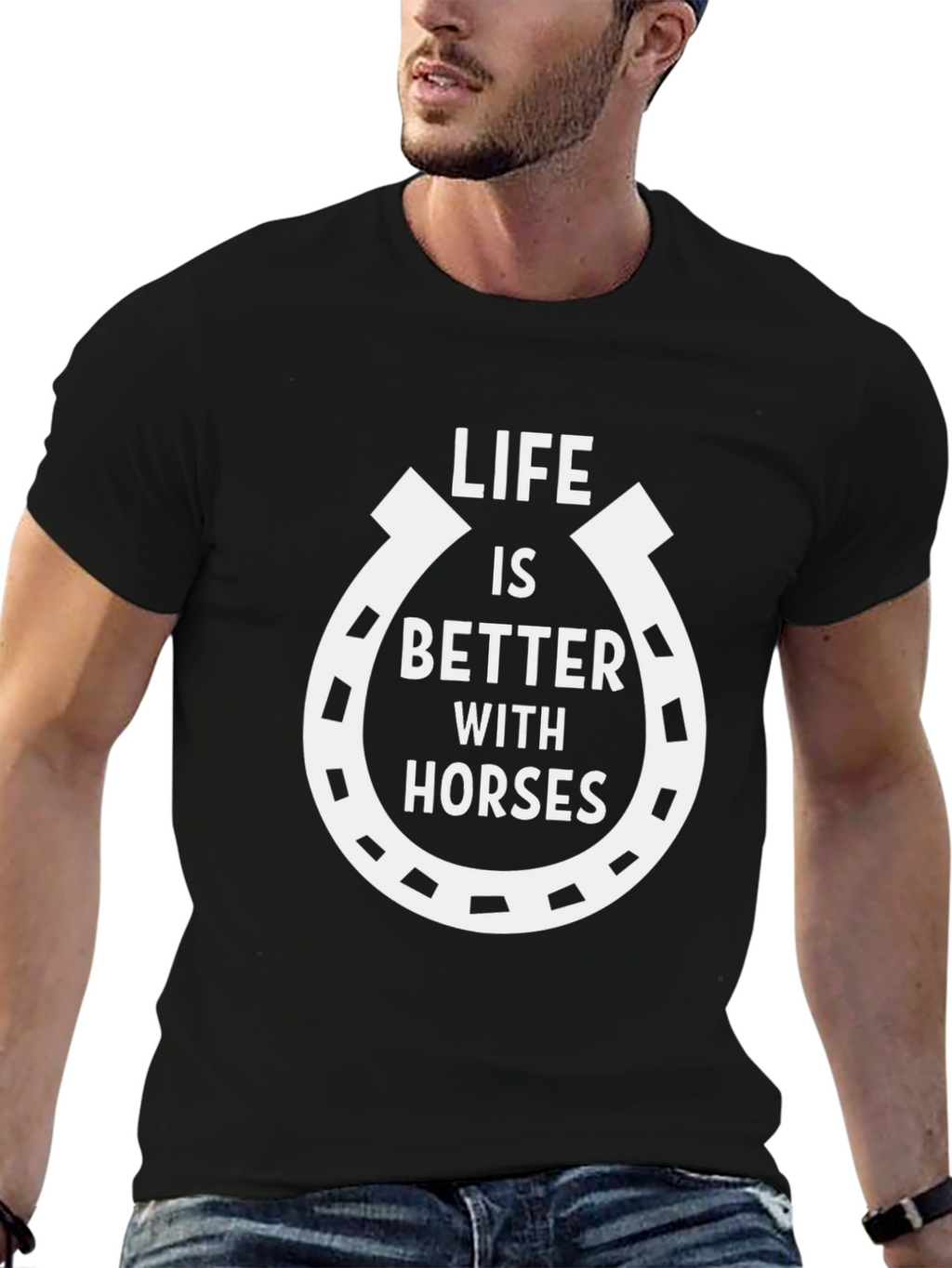 Life is Better With Horses Graphic Tee