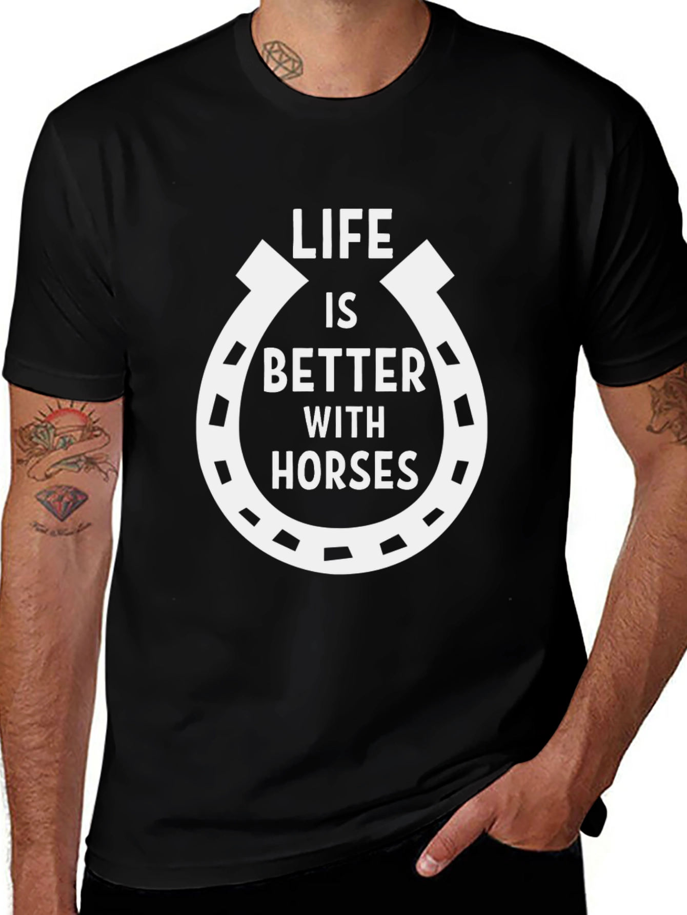 Life is Better With Horses Graphic Tee