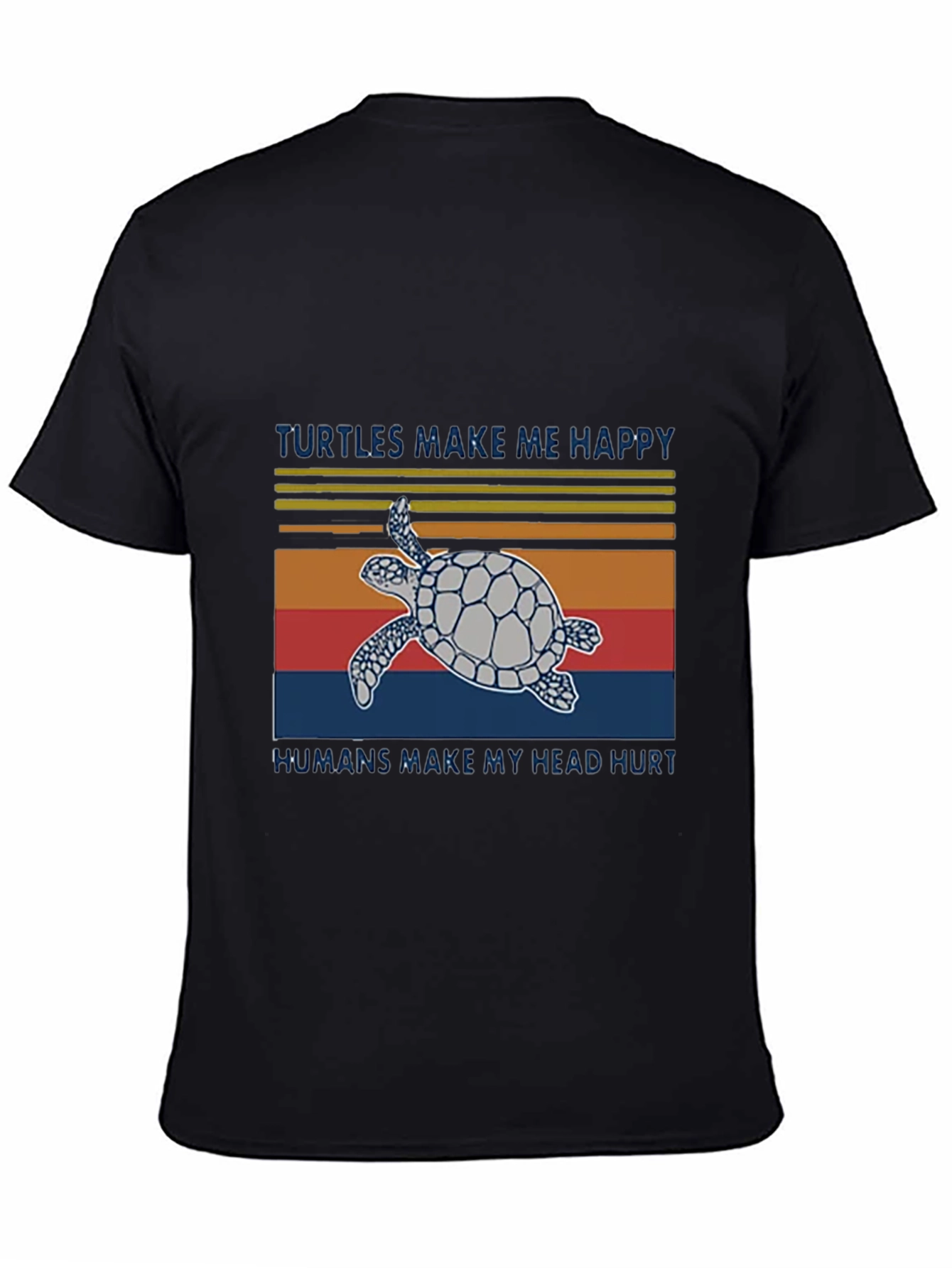 Turtles Make Me Happy Graphic T-Shirt