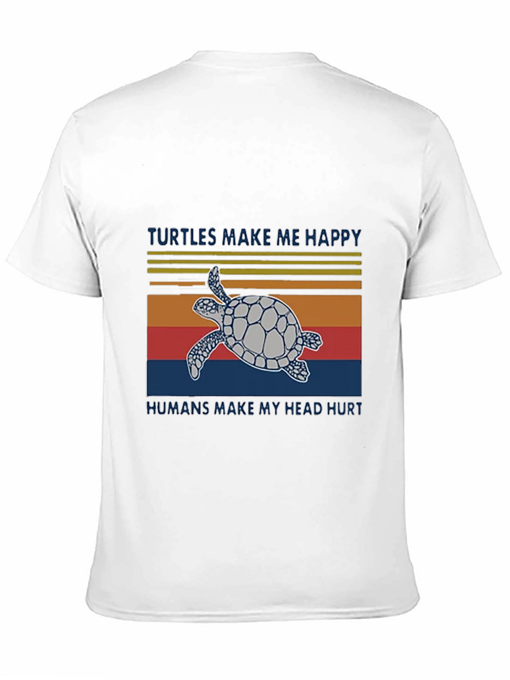 Turtles Make Me Happy Graphic T-Shirt