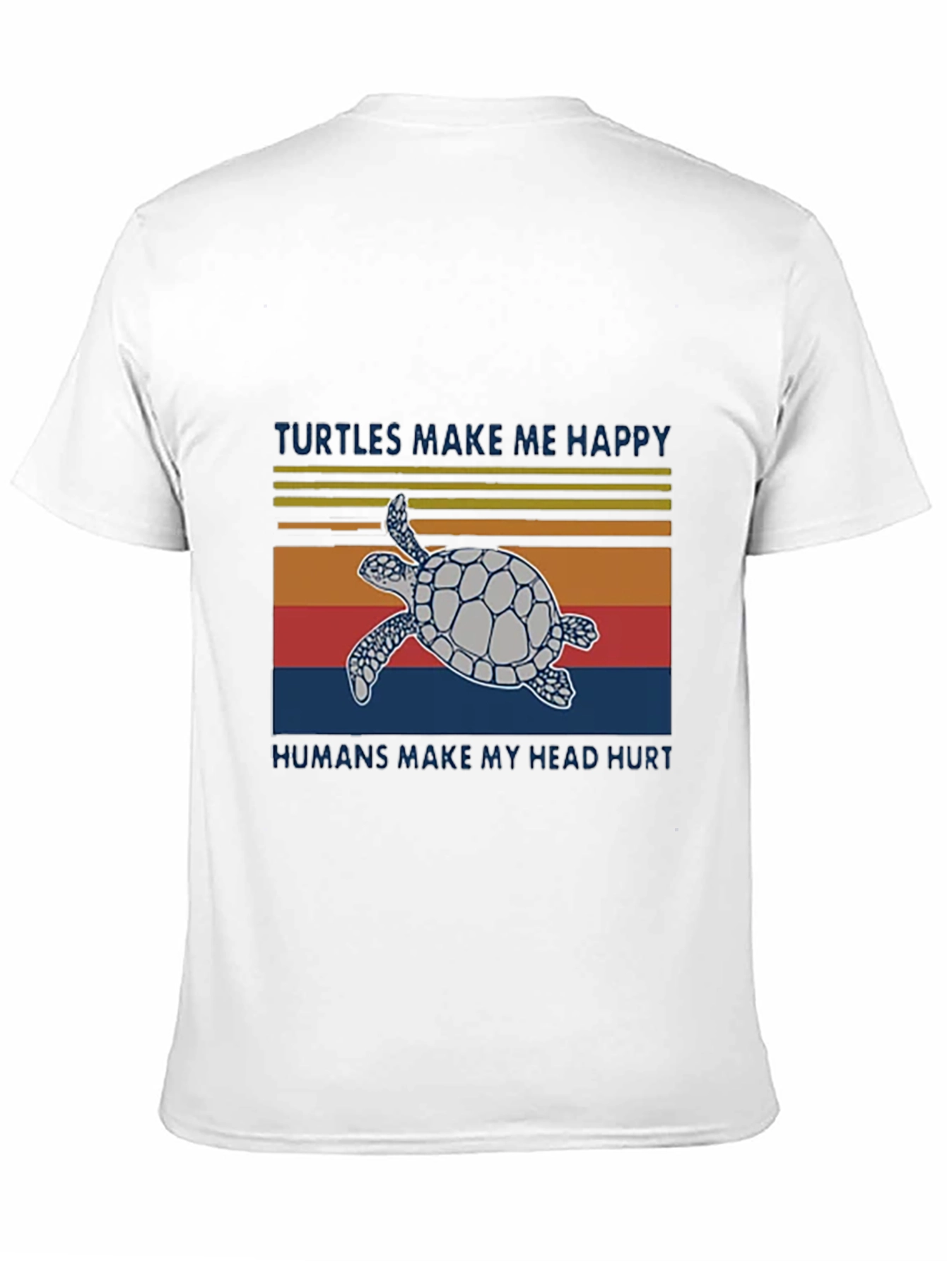Turtles Make Me Happy Graphic T-Shirt