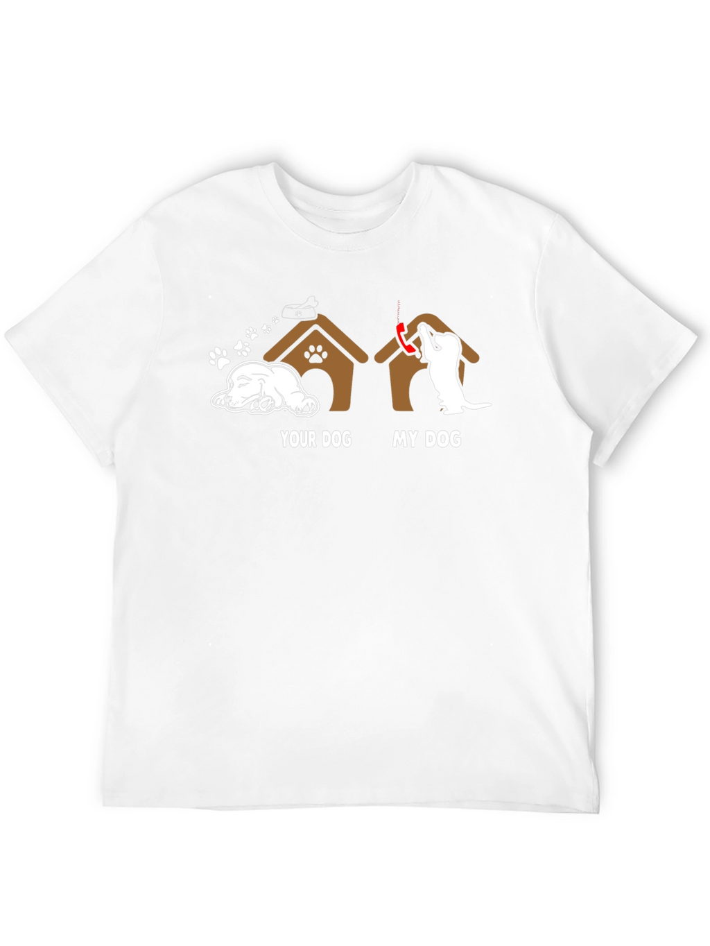 Your Dog vs. My Dog Black Graphic Tee