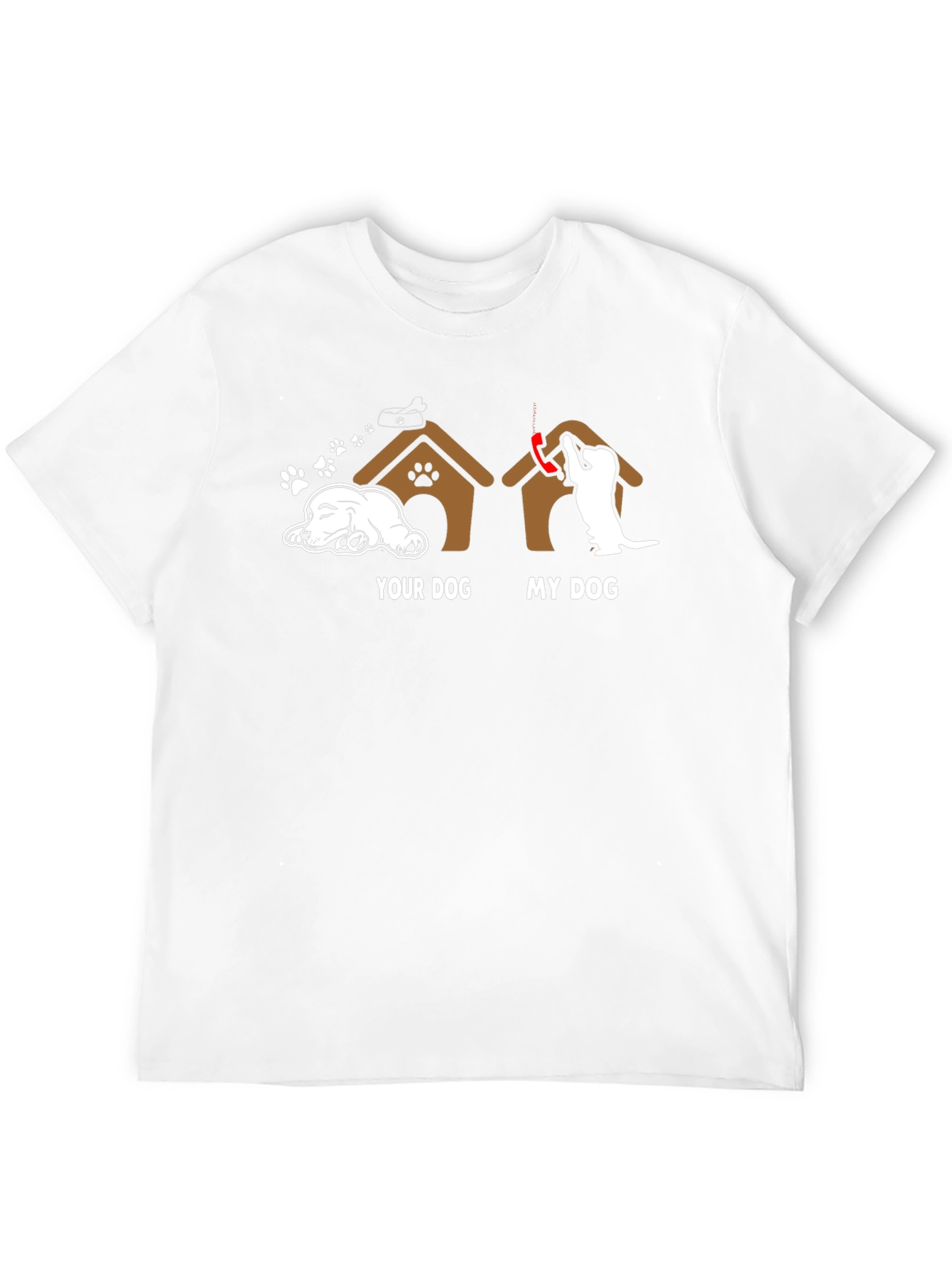 Your Dog vs. My Dog Black Graphic Tee