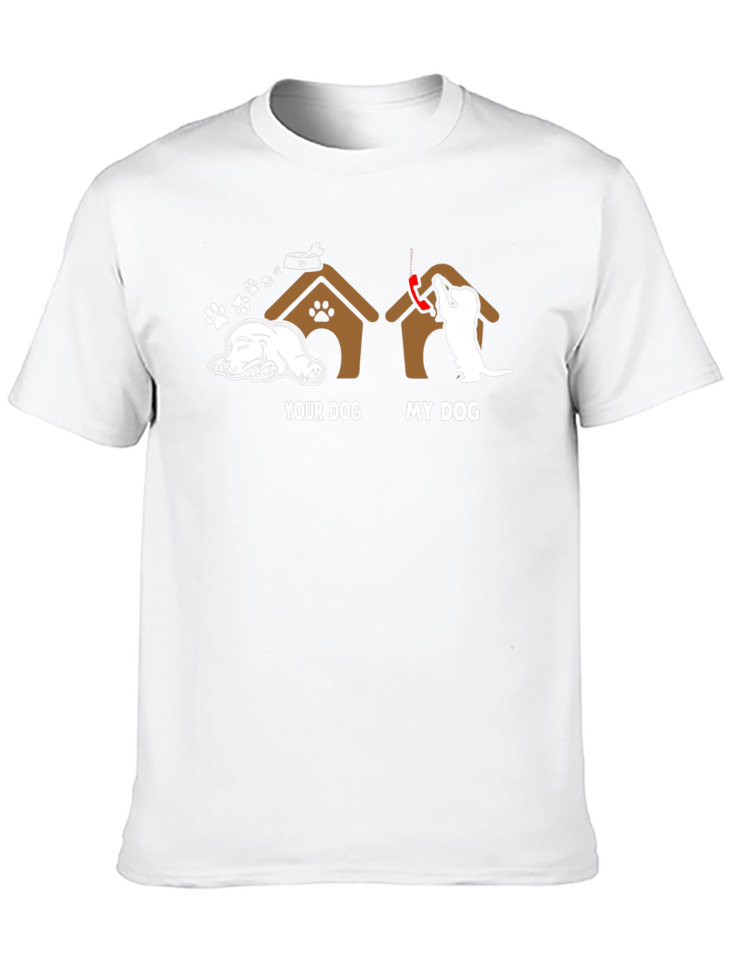 Your Dog vs. My Dog Black Graphic Tee