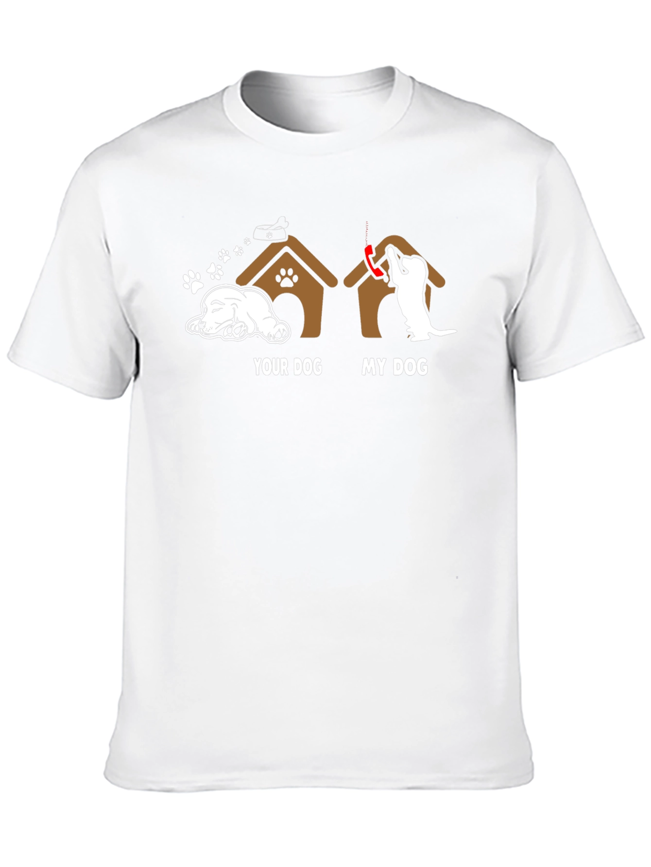 Your Dog vs. My Dog Black Graphic Tee