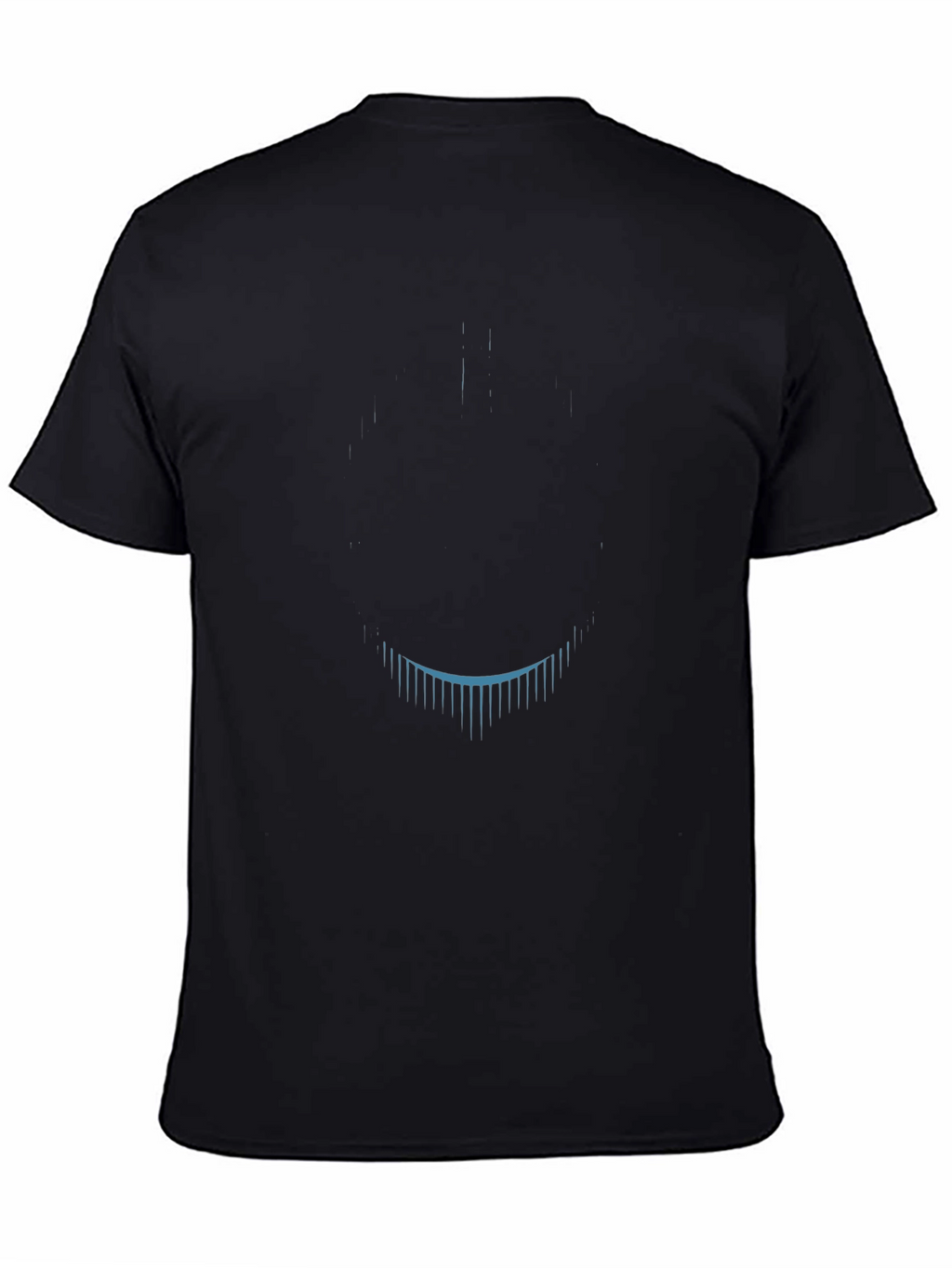 Mens Black Graphic Tee - Modern Design