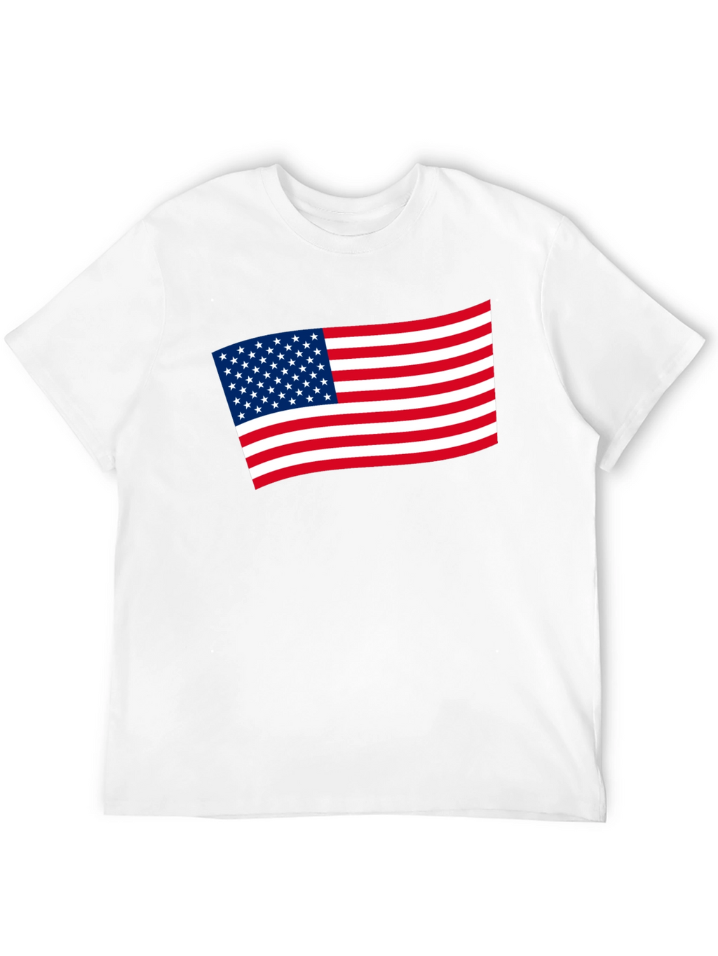 American Flag Graphic Tee - Black Patriotic Shirt