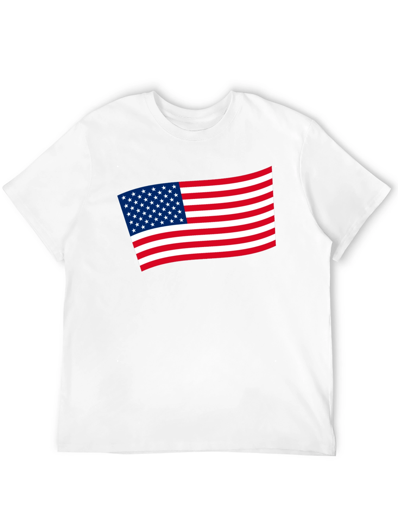 American Flag Graphic Tee - Black Patriotic Shirt