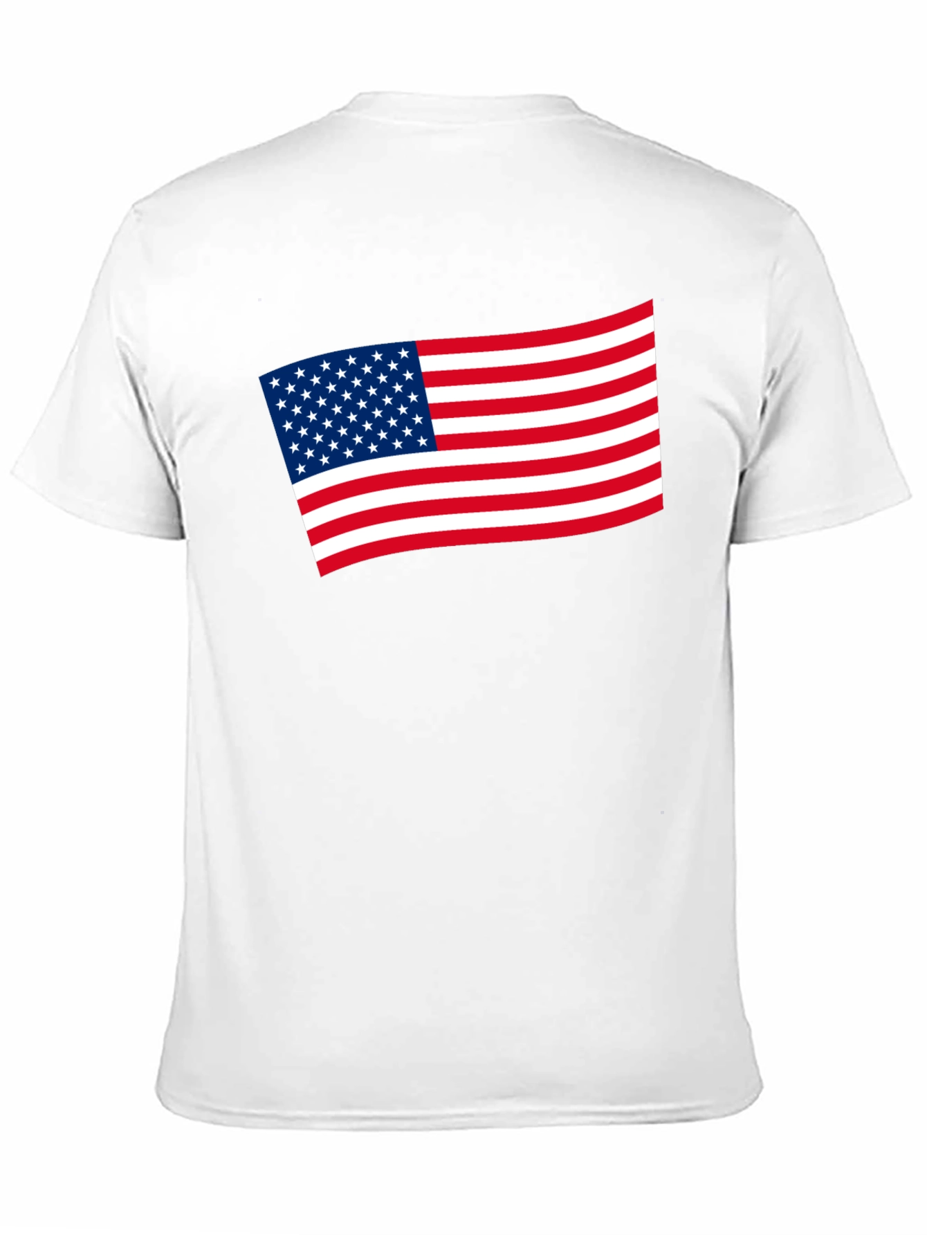 American Flag Graphic Tee - Black Patriotic Shirt