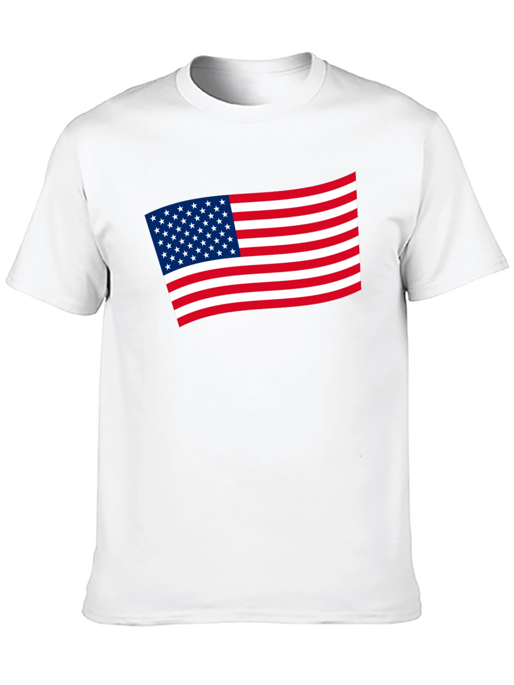 American Flag Graphic Tee - Black Patriotic Shirt