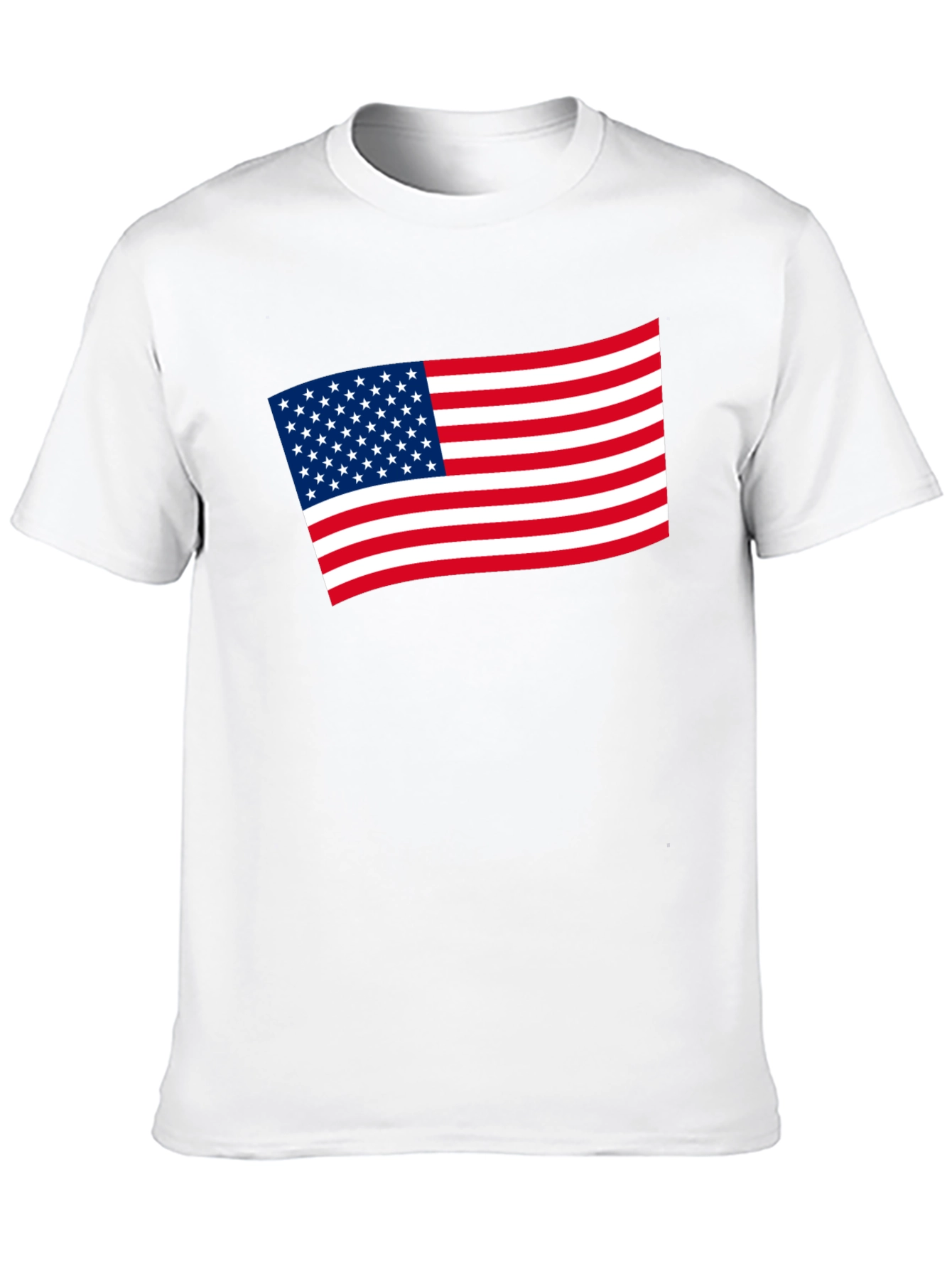American Flag Graphic Tee - Black Patriotic Shirt