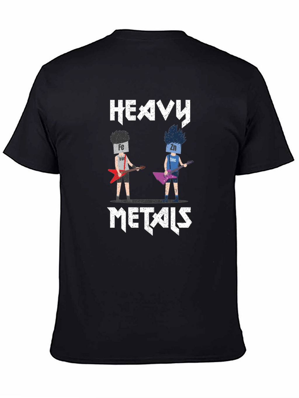 Heavy Metals Rock Band T-Shirt - Chemistry Pun