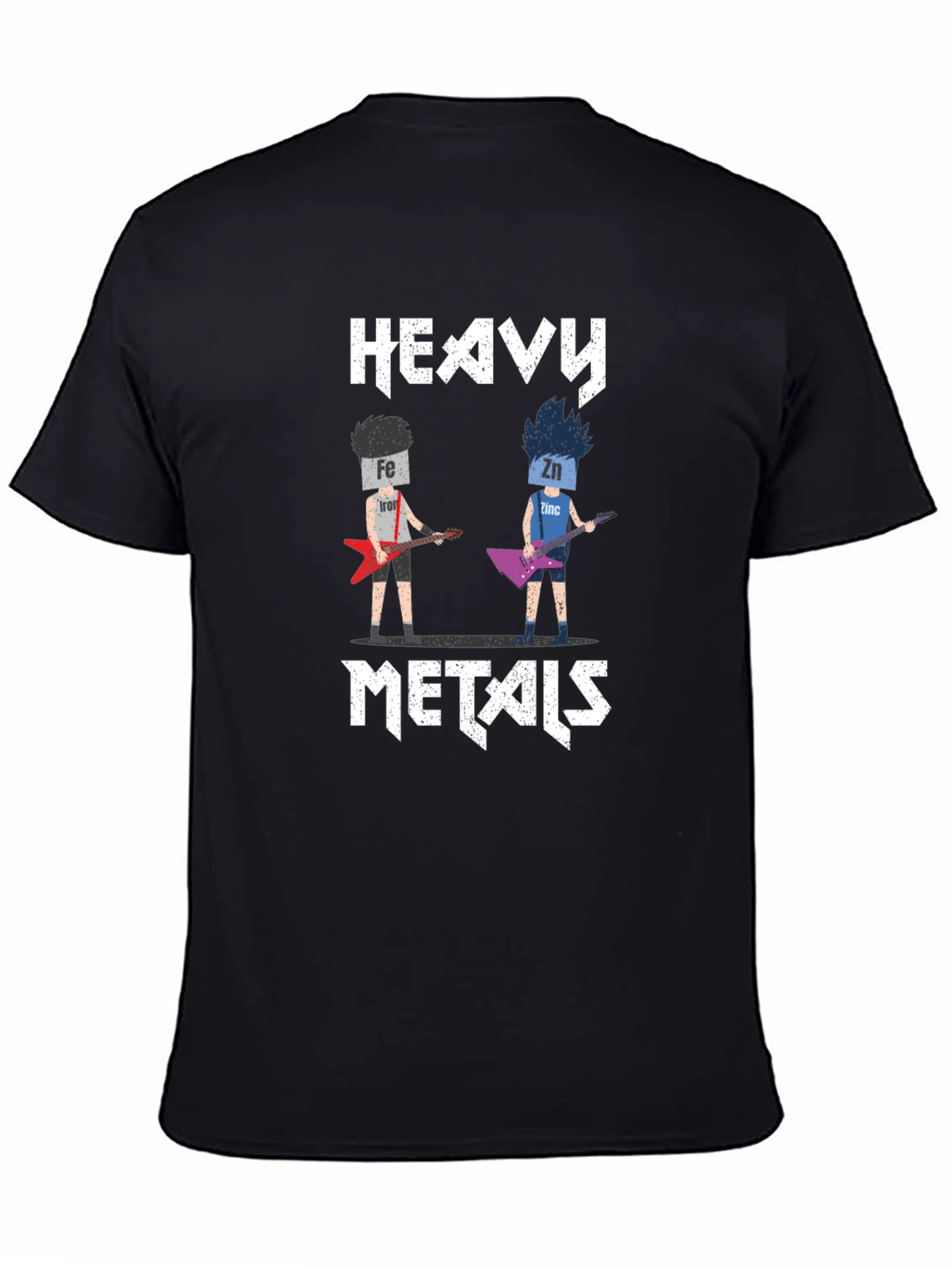 Heavy Metals Rock Band T-Shirt - Chemistry Pun