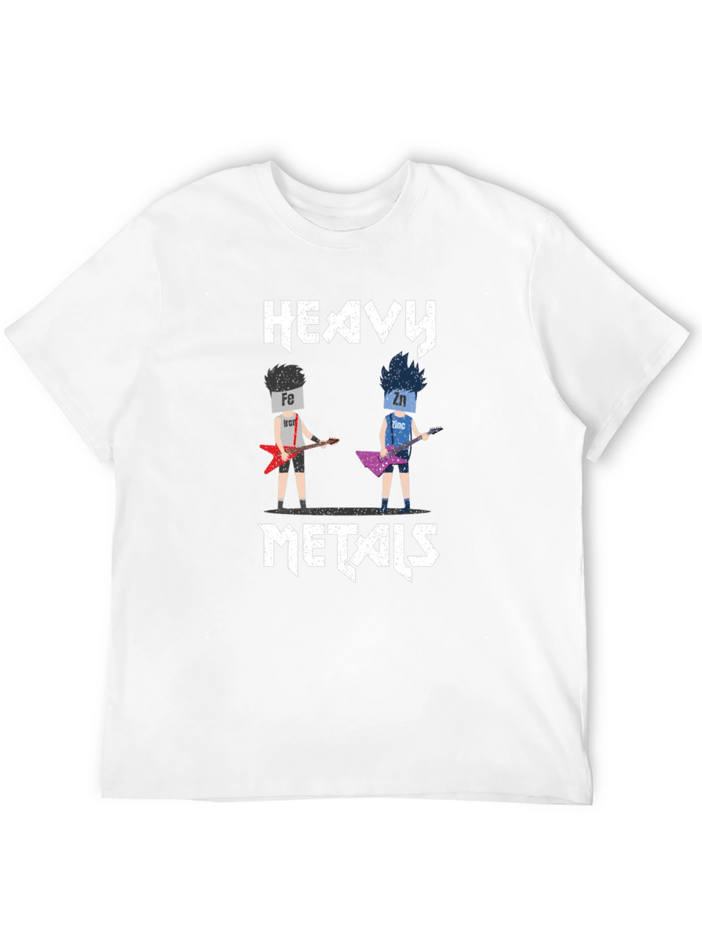 Heavy Metals Rock Band T-Shirt - Chemistry Pun