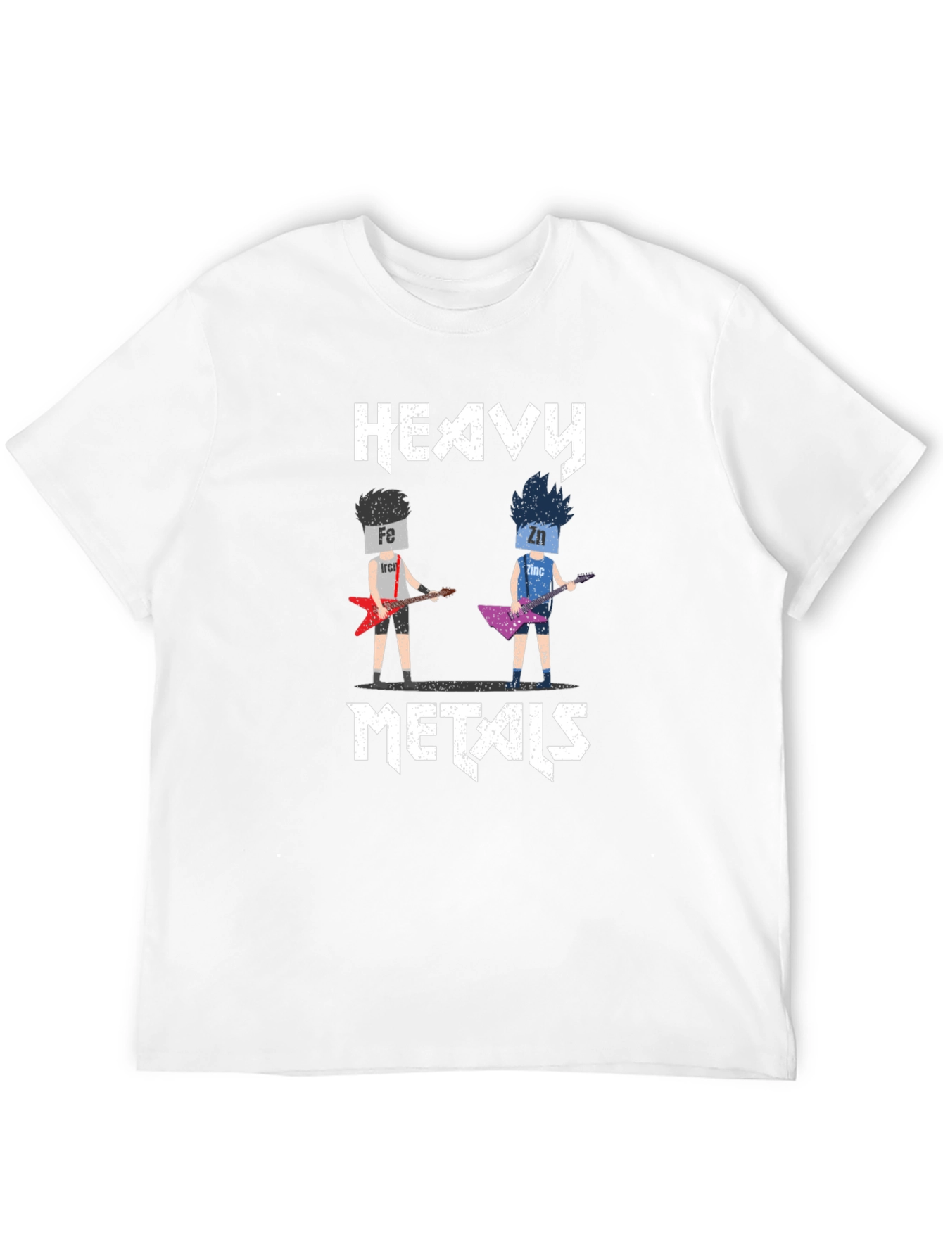 Heavy Metals Rock Band T-Shirt - Chemistry Pun
