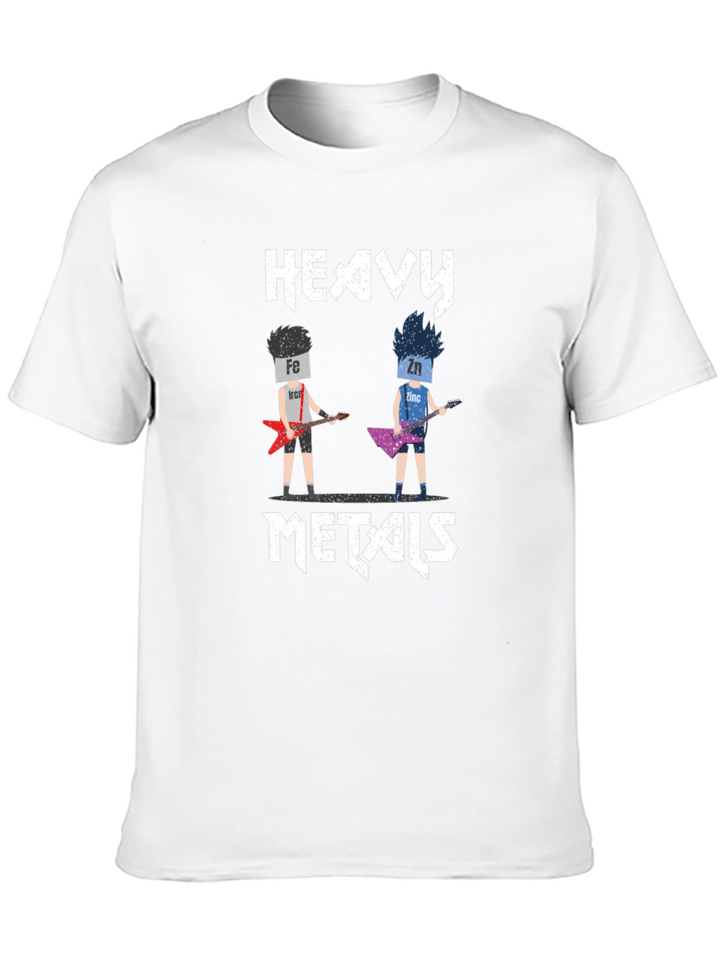 Heavy Metals Rock Band T-Shirt - Chemistry Pun