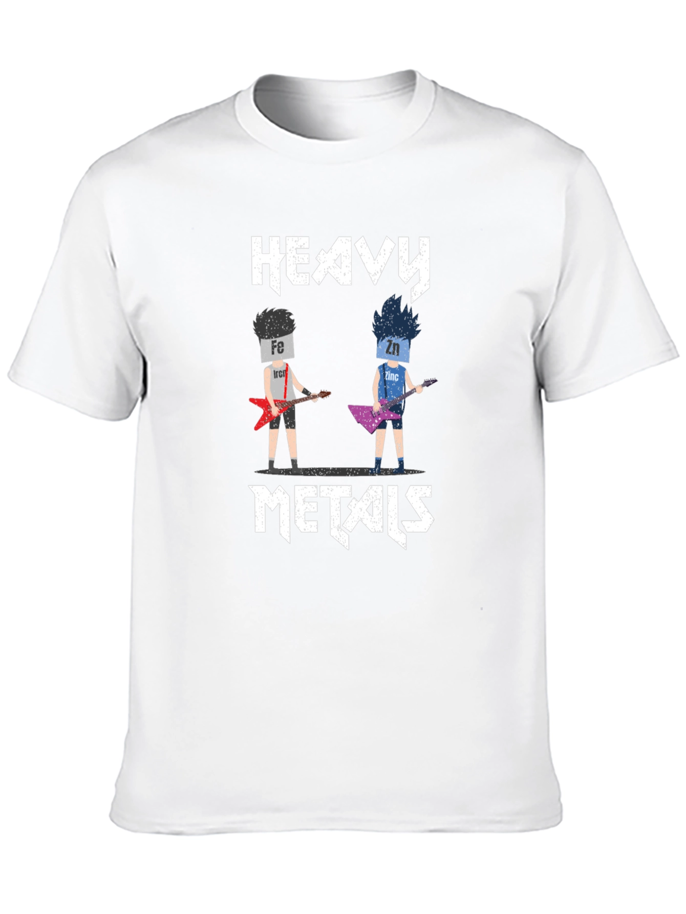 Heavy Metals Rock Band T-Shirt - Chemistry Pun