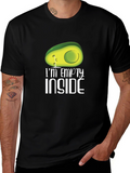 Empty Inside Avocado Graphic T-Shirt - Unisex