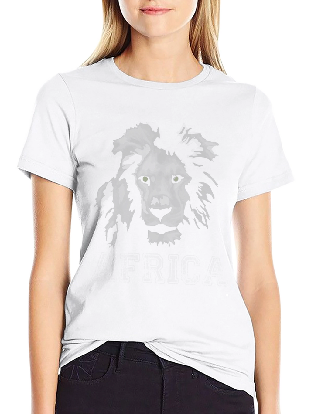 Lion Graphic Black T-Shirt