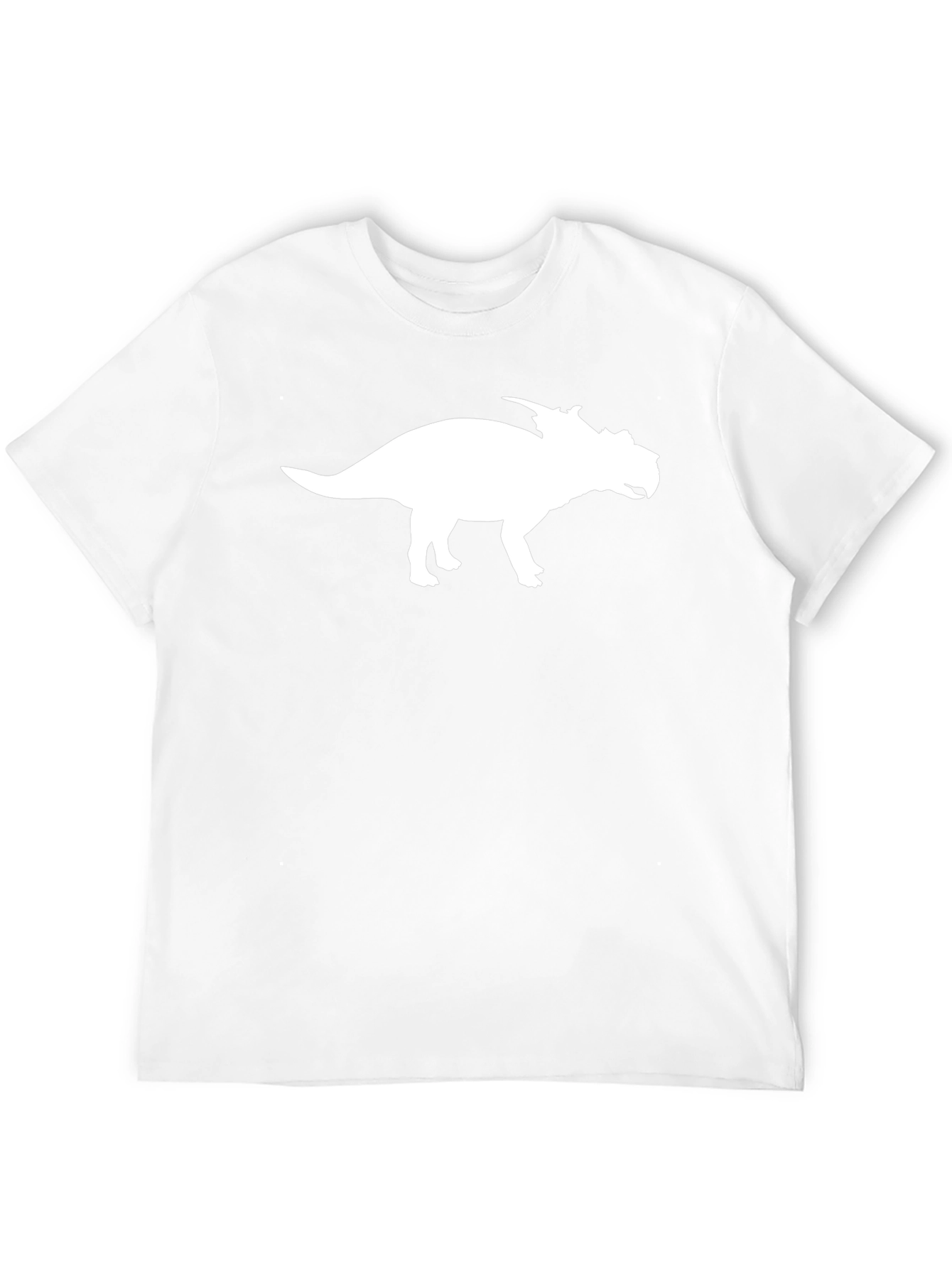 Dinosaur Silhouette Graphic Tee - Stylish Black T-Shirt