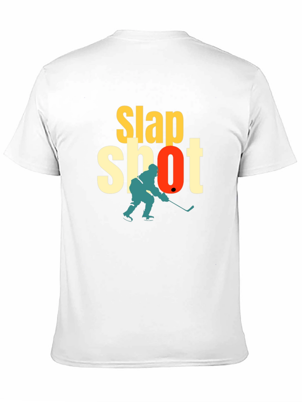 Slap Shot Hockey Graphic T-Shirt - Black
