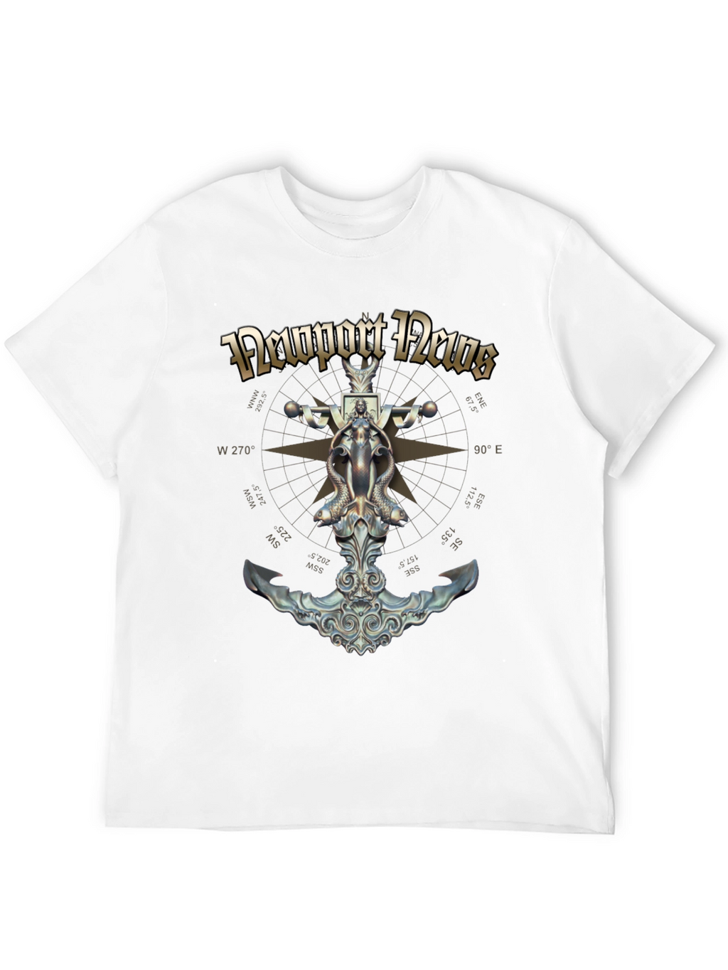 Newport News Nautical Anchor Graphic Tee
