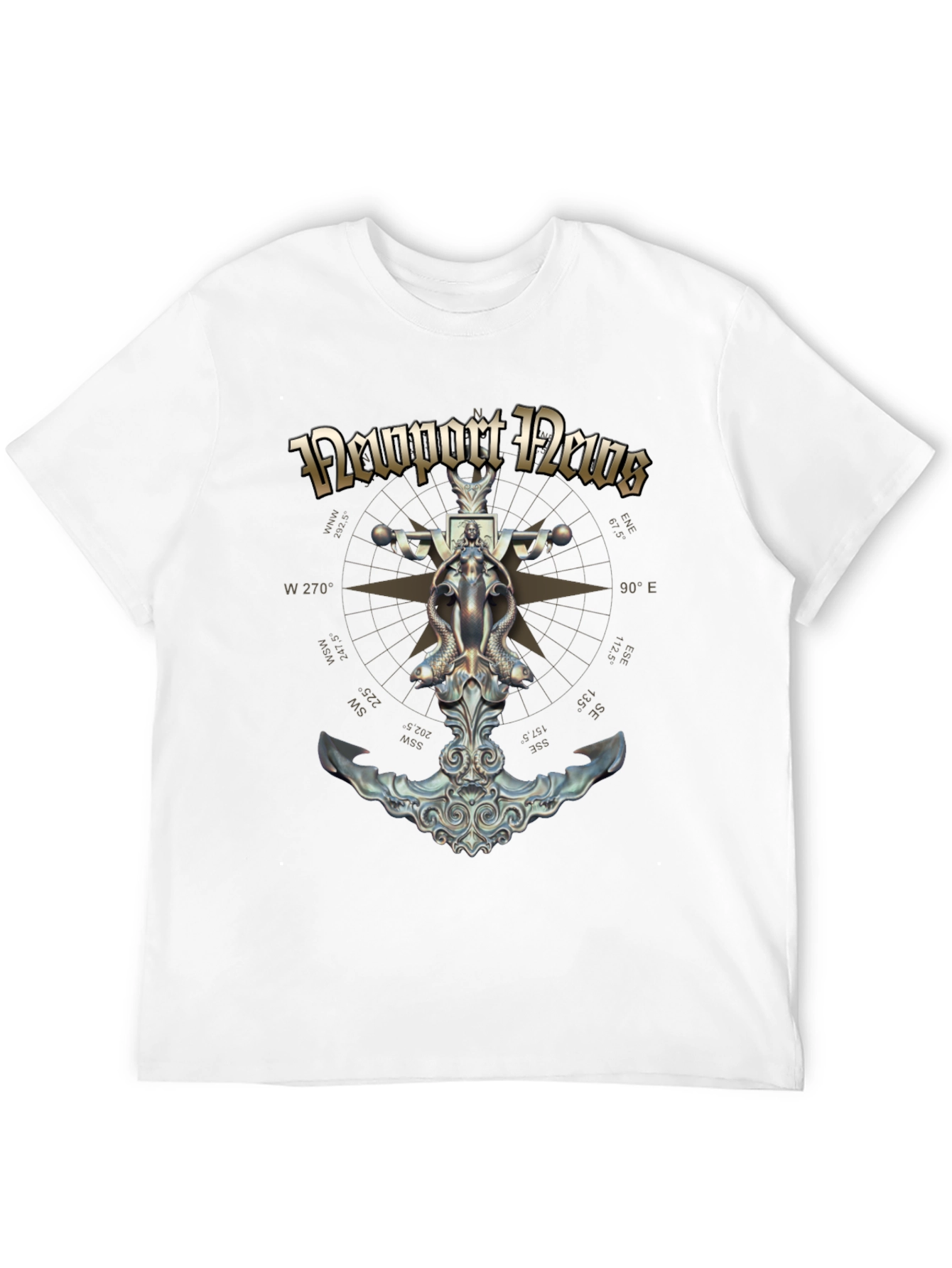 Newport News Nautical Anchor Graphic Tee
