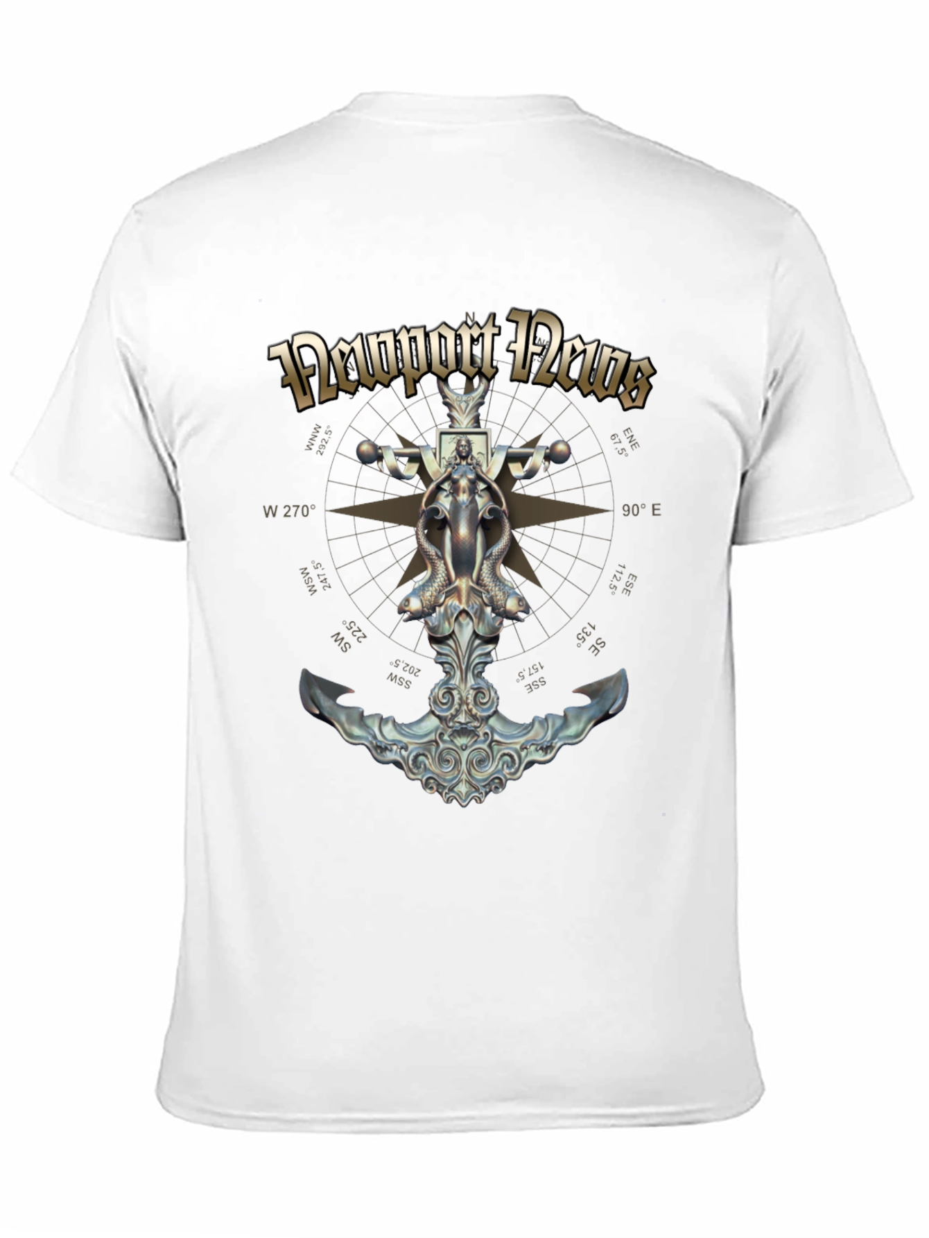 Newport News Nautical Anchor Graphic Tee