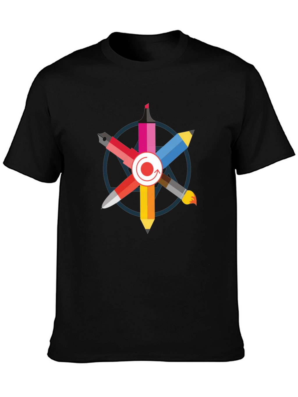 Creative Artists Palette T-Shirt - Black