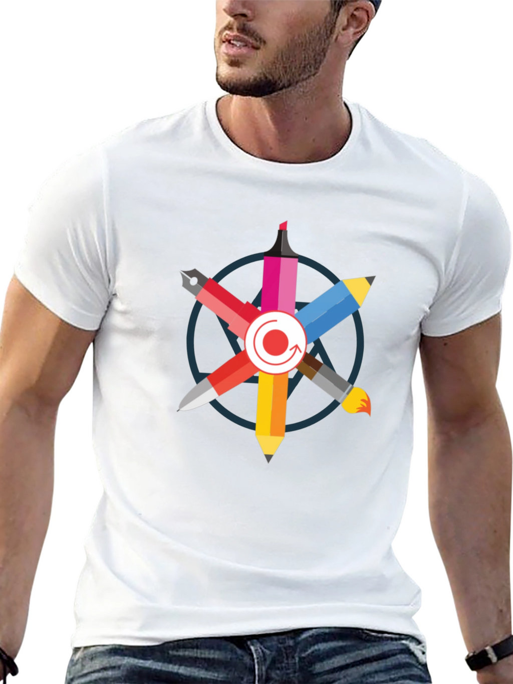 Creative Artists Palette T-Shirt - Black