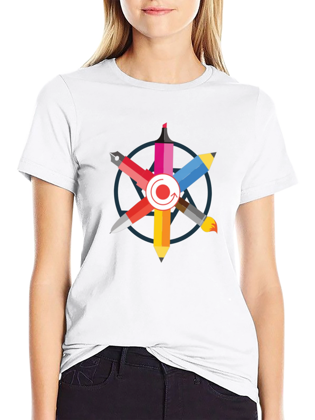 Creative Artists Palette T-Shirt - Black