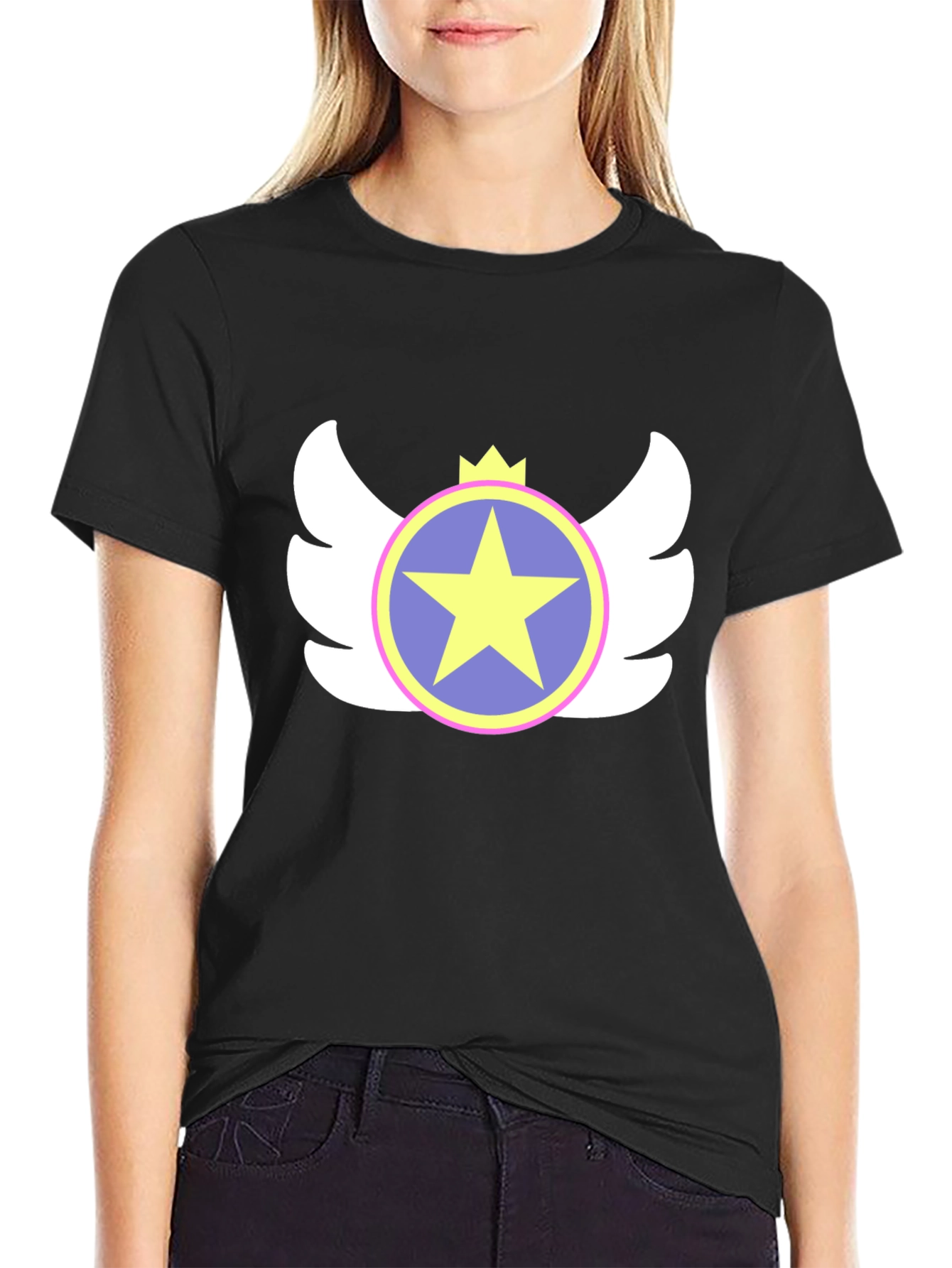 Star Emblem Black T-Shirt