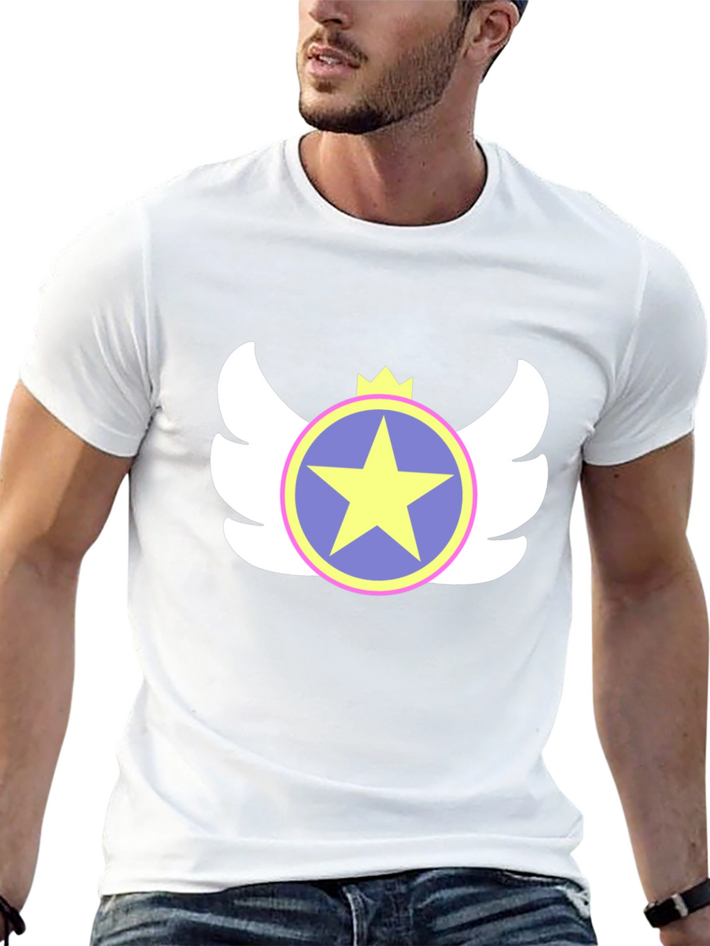 Star Emblem Black T-Shirt