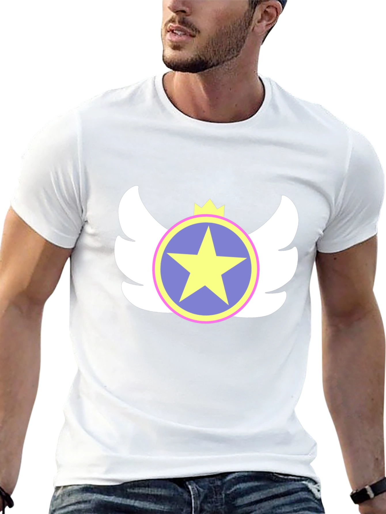Star Emblem Black T-Shirt