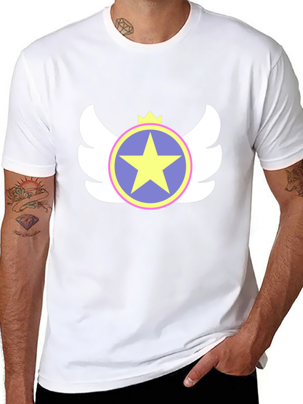 Star Emblem Black T-Shirt