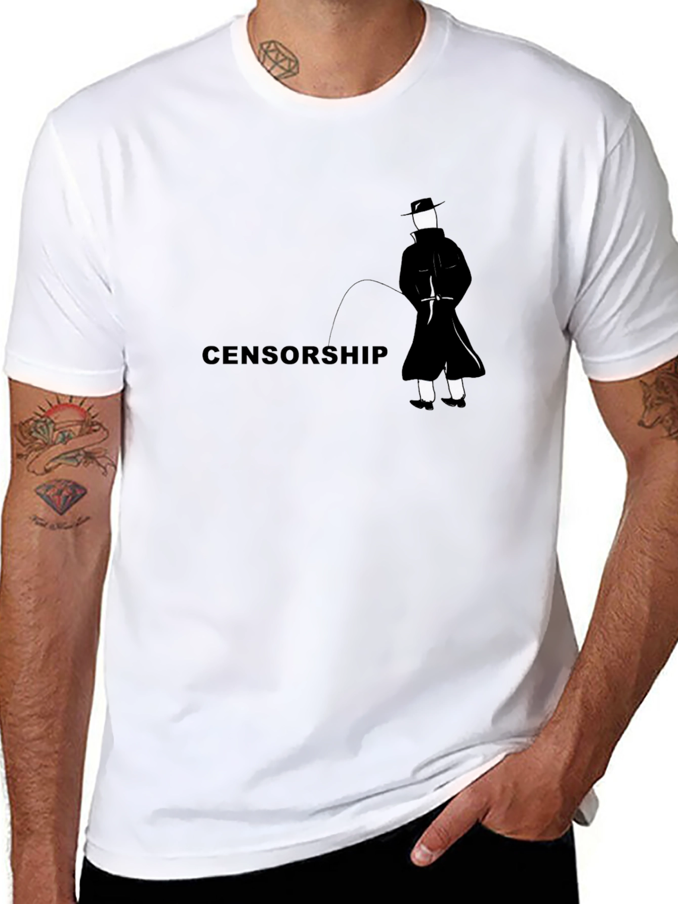 Censorship T-Shirt: Defiant Graphic Tee