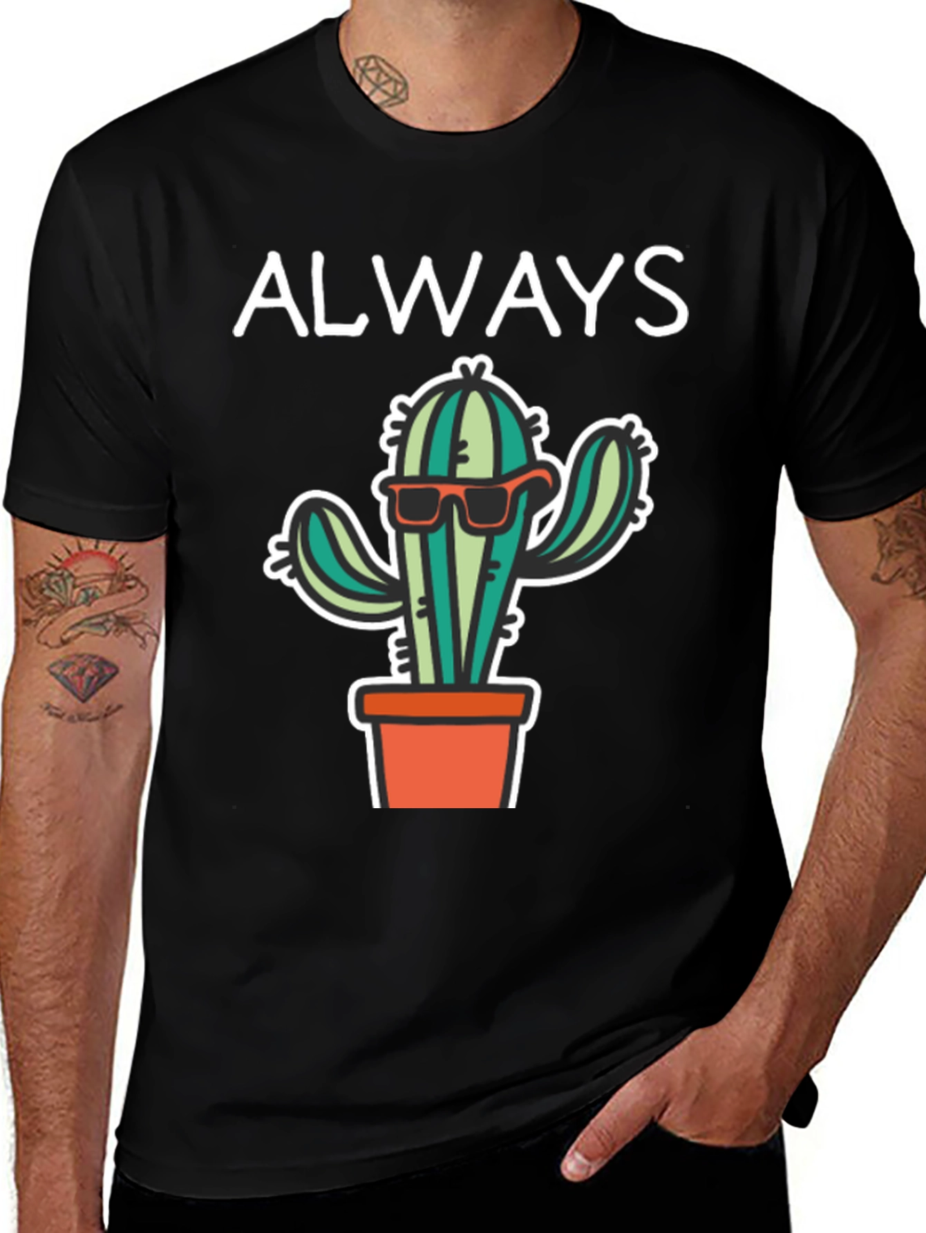 Cool Cactus Tee - Always Be Sharp T-Shirt