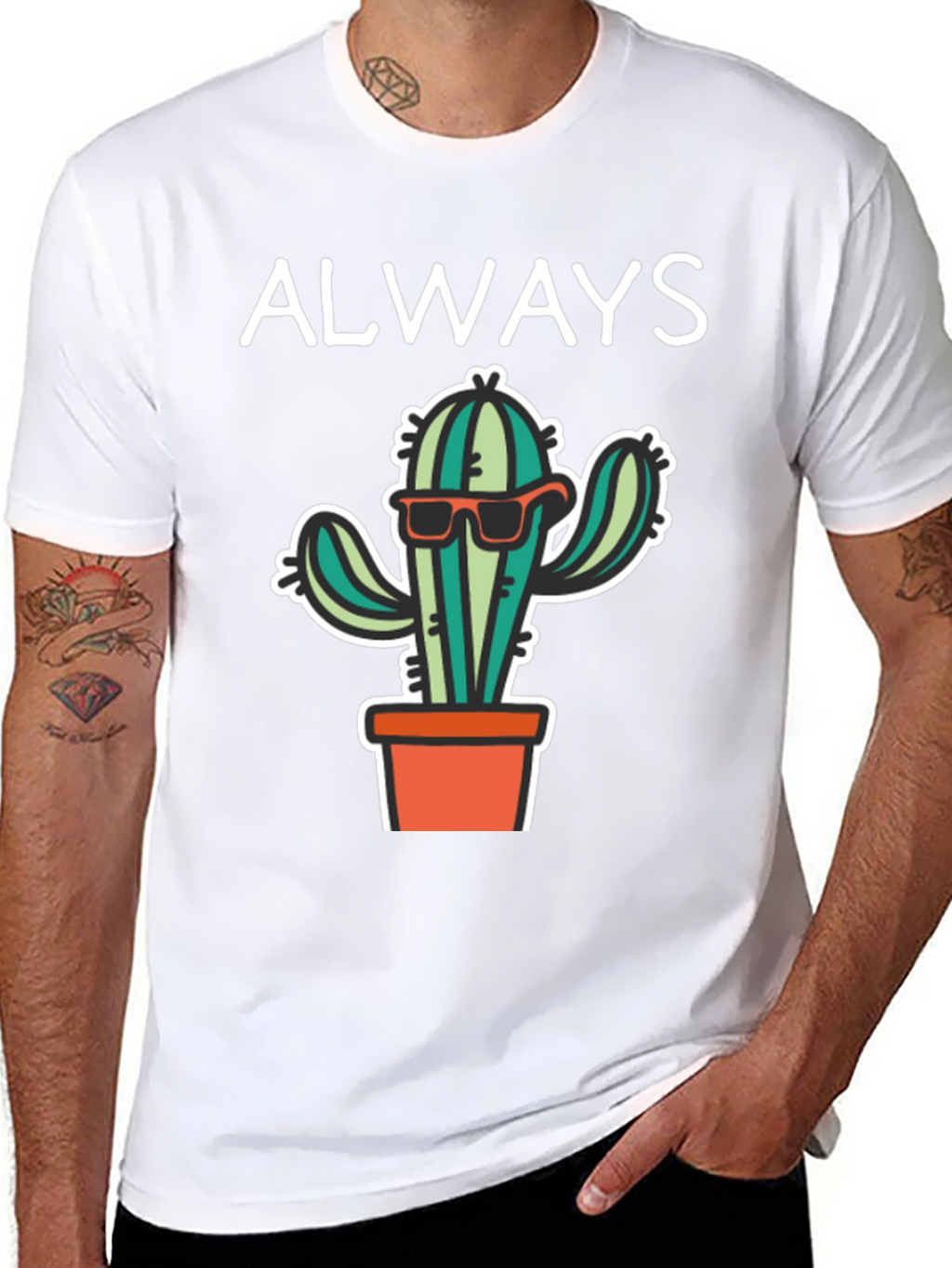 Cool Cactus Tee - Always Be Sharp T-Shirt