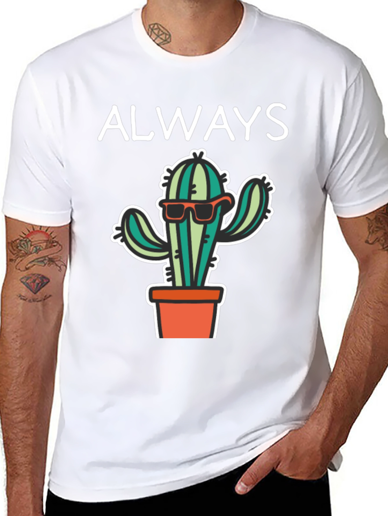 Cool Cactus Tee - Always Be Sharp T-Shirt