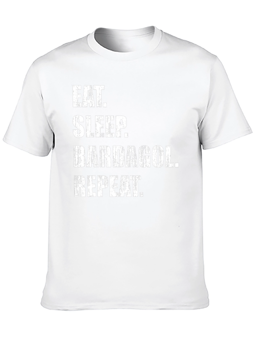 Eat Sleep Bardagol Repeat Black Graphic Tee