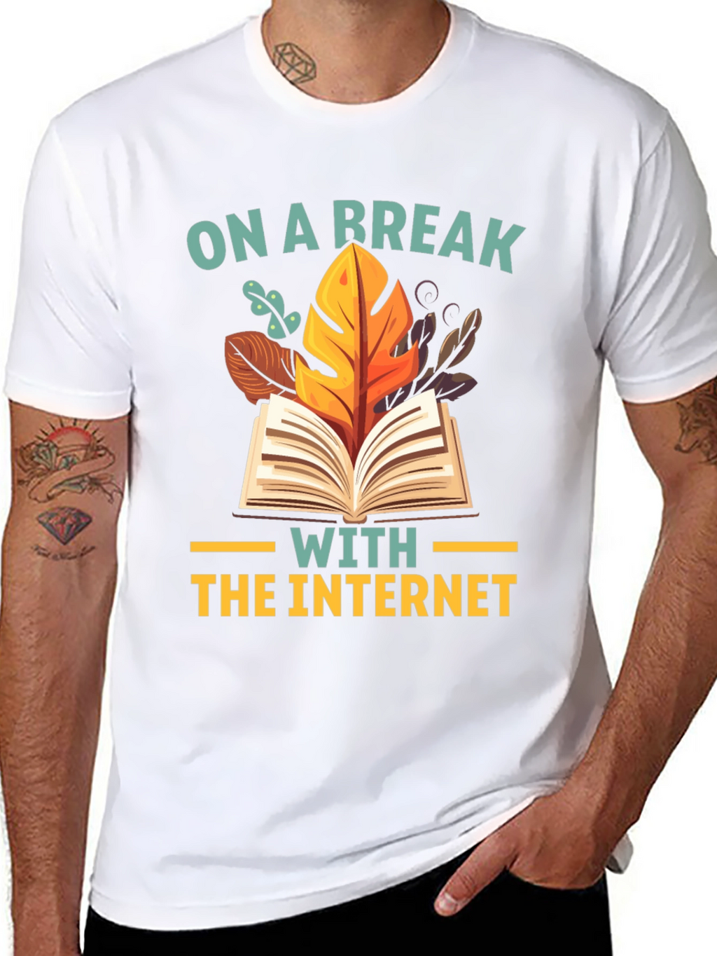 On a Break with the Internet Graphic Tee