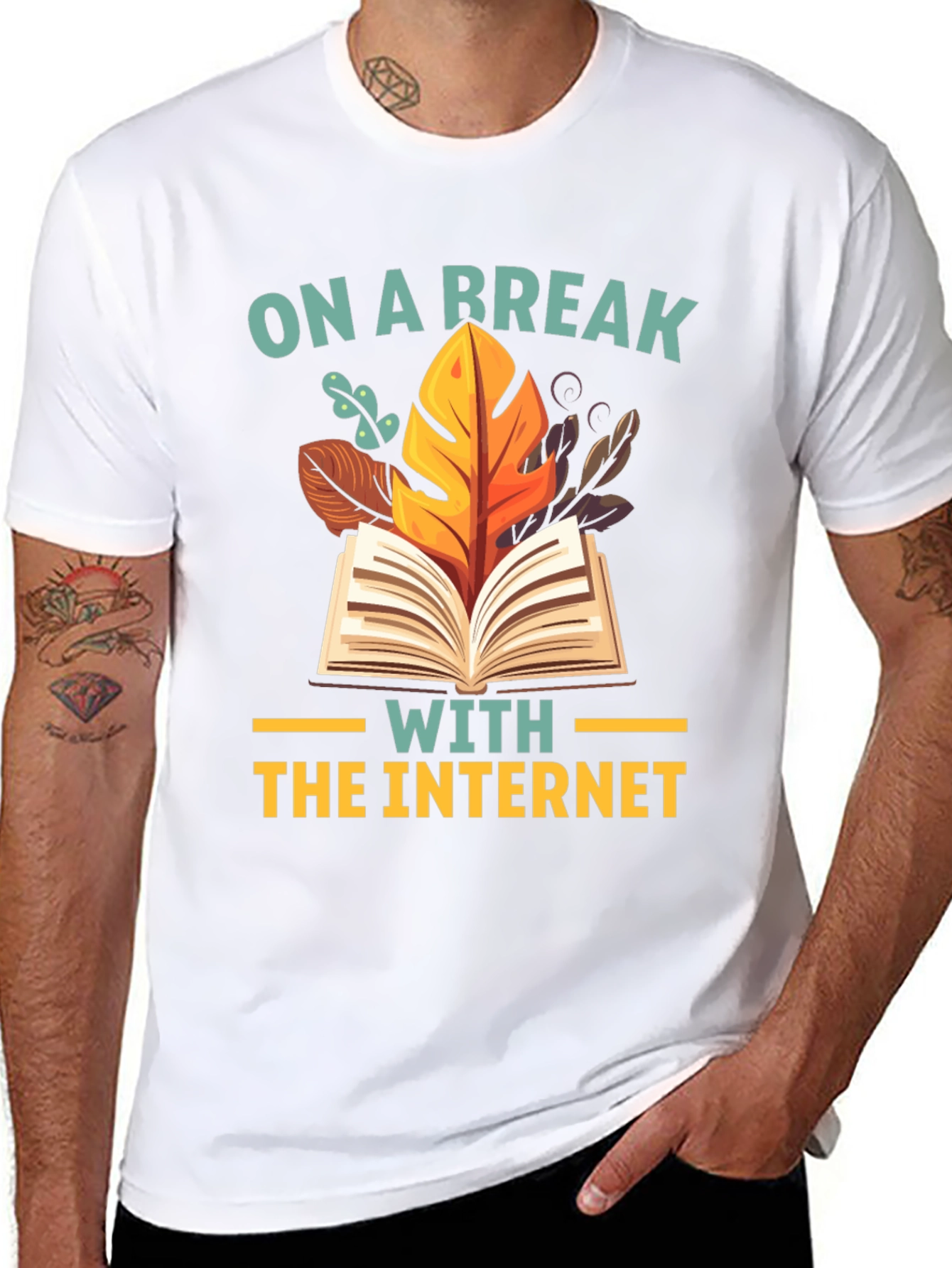 On a Break with the Internet Graphic Tee