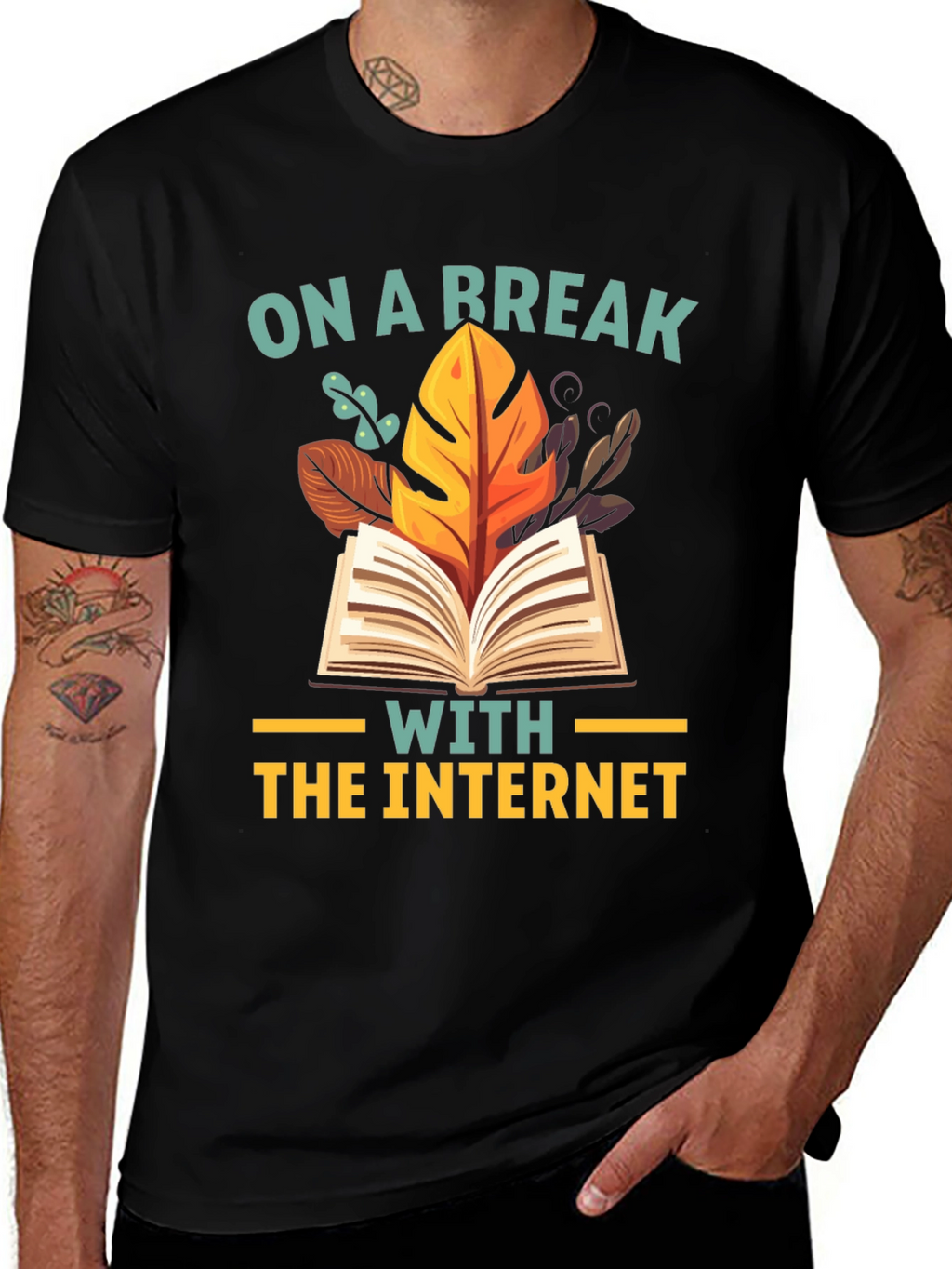 On a Break with the Internet Graphic Tee