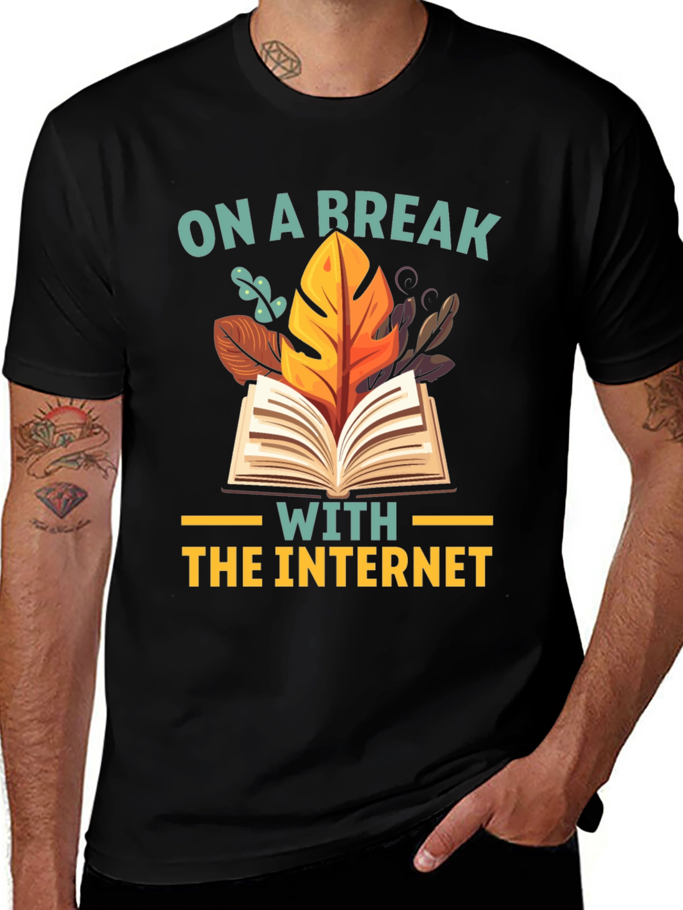 On a Break with the Internet Graphic Tee