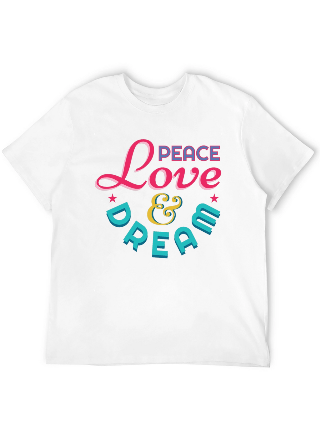 Peace Love & Dream Graphic T-Shirt