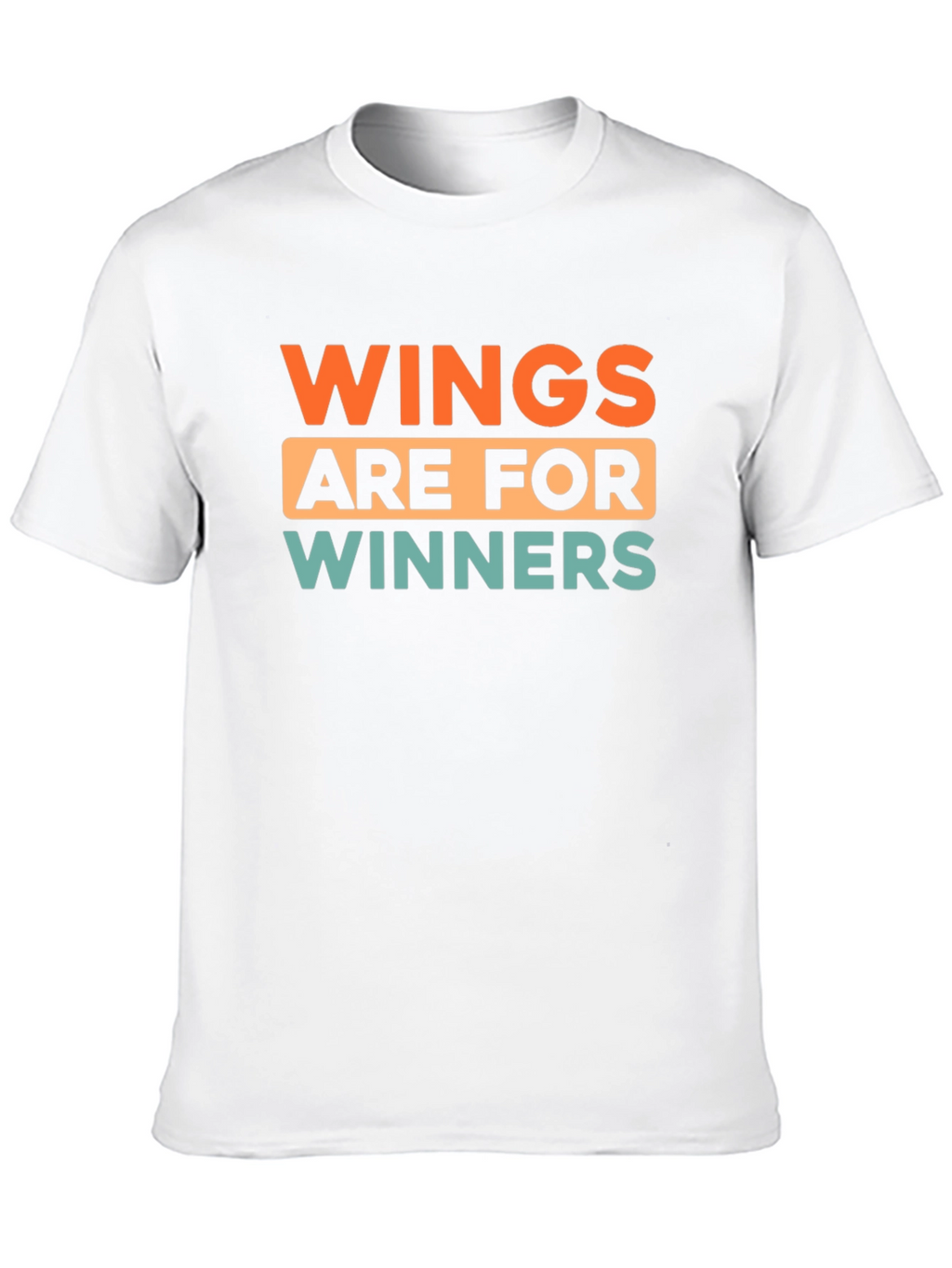 Wings Are For Winners Black T-Shirt