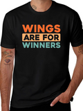 Wings Are For Winners Black T-Shirt