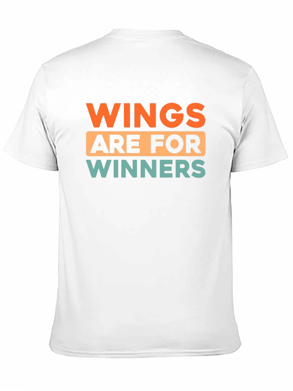 Wings Are For Winners Black T-Shirt