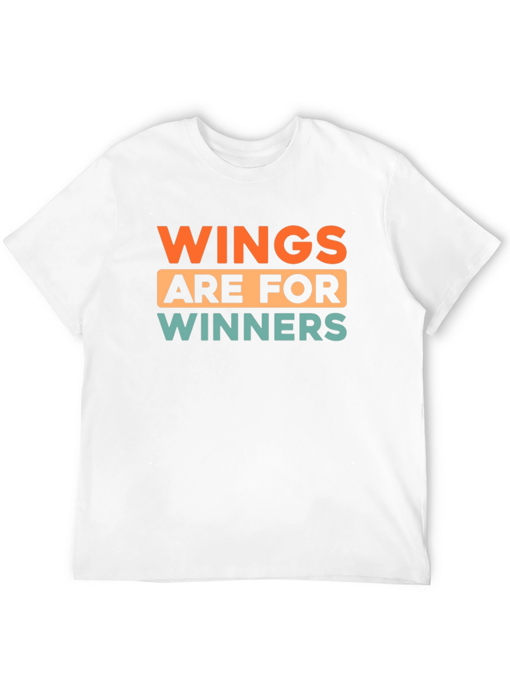 Wings Are For Winners Black T-Shirt