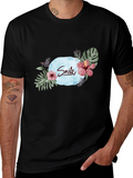 Smile Graphic Black T-Shirt